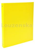 Pořadač A4 4kr. 3cm polypropylen žlutý EXACOMPT