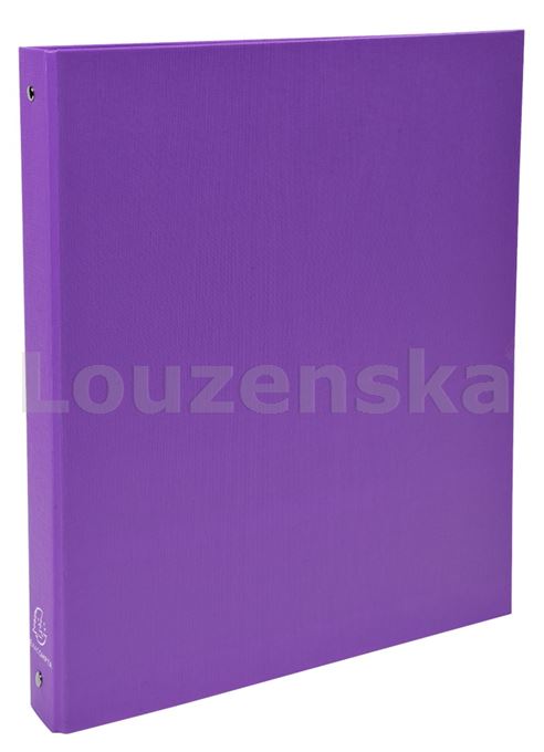 Pořadač A4 4kr. 3cm polypropylen fialový EXACOMPT
