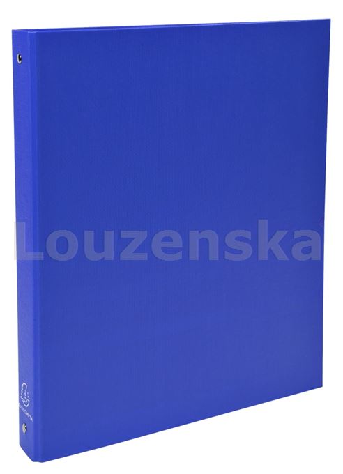 Pořadač A4 4kr. 3cm polypropylen modrý EXACOMPT