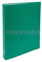 Pořadač A4 4kr. 3cm polypropylen zelený EXACOMPT