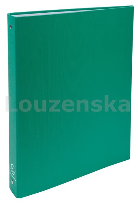 Pořadač A4 4kr. 3cm polypropylen zelený EXACOMPT