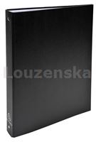 Pořadač A4 4kr. 3cm polypropylen černý EXACOMPT