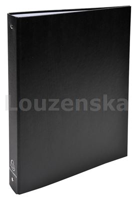 Pořadač A4 4kr. 3cm polypropylen černý EXACOMPT