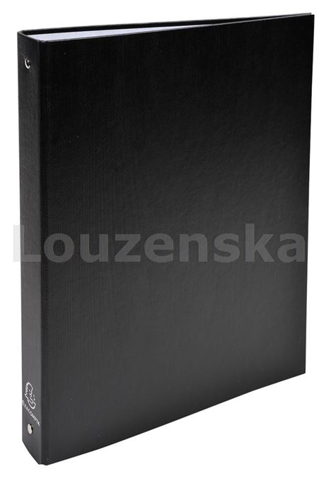 Pořadač A4 4kr. 3cm polypropylen černý EXACOMPT