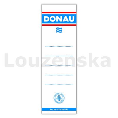 Štítky vkládací oboustranné pro poř.7cm bílé/20ks