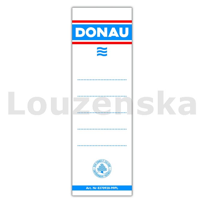 Štítky vkládací oboustranné pro poř.7cm bílé/20ks
