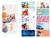 Obálka bar. DL s krycí páskou dětský mix MFP