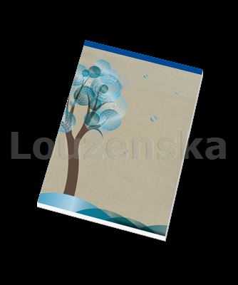 Blok šitý A7 čistý/50listů eko PAPÍRNY BRNO