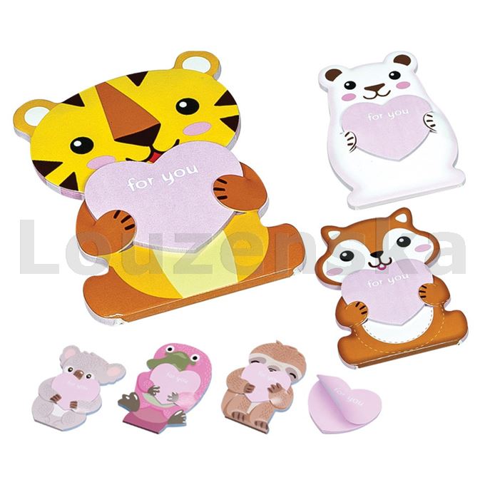 Bloček 78x116mm/20l Animals 1 JUNIOR