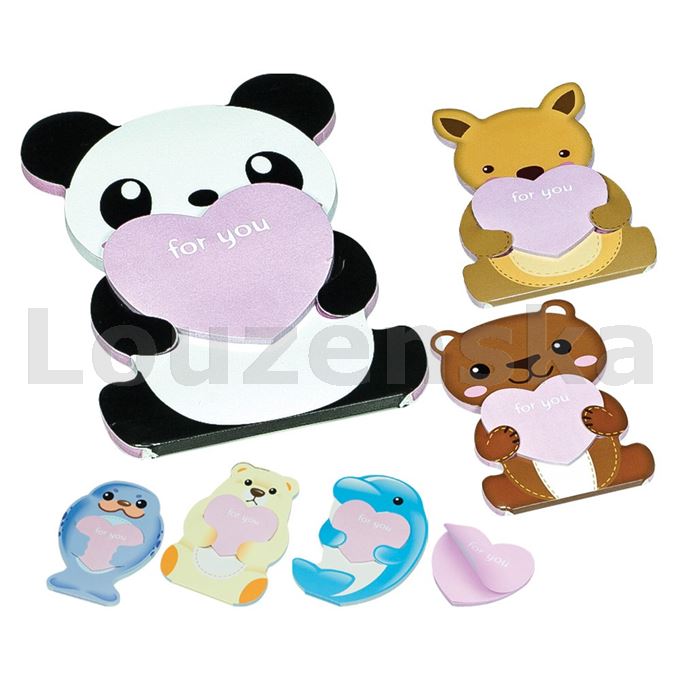 Bloček 78x116mm/20l Animals 2 JUNIOR