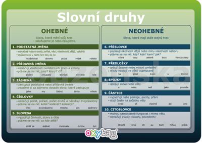 Slovní druhy A4 OXYBAG