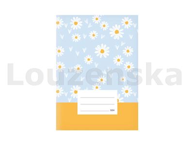 Sešit 524 bezdřevý Kopretiny MFP
