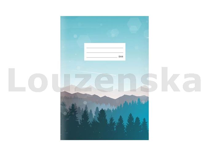 Sešit 544 bezdřevý Hory MFP
