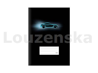 Sešit 564 bezdřevý černý Auto MFP