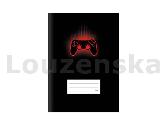 Sešit 564 bezdřevý černý Play MFP