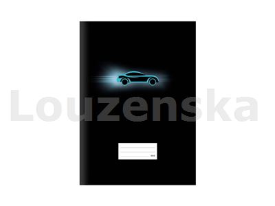 Sešit 464 bezdřevý černý Auto MFP