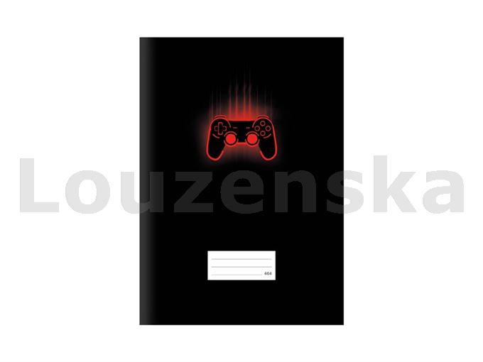 Sešit 464 bezdřevý černý Play MFP