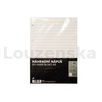 Náhradní listy do kroužk. bloku A5 linka/100listů
