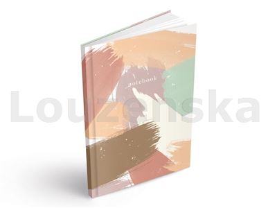 Záznamní kniha A6 100l linka Tahy štětce MFP