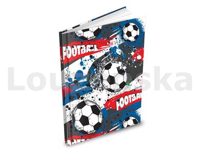 Záznamní kniha A6 100l linka Fotbal MFP