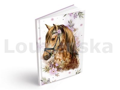 Záznamní kniha A5 100l linka Kůň MFP