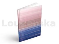Záznamní kniha A5 100l linka Pruhy - růžovo-modrá MFP
