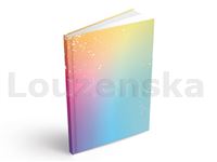 Záznamní kniha A5 100l linka Pastel. mix MFP