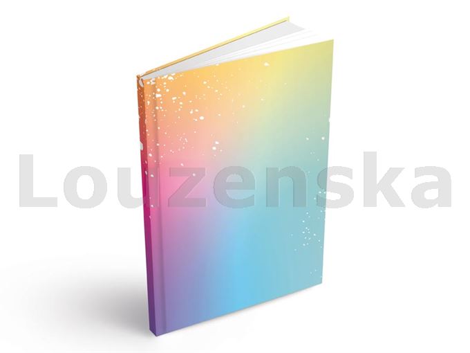 Záznamní kniha A5 100l linka Pastel. mix MFP
