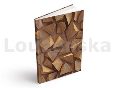 Záznamní kniha A5 100l linka Dřevo MFP