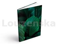 Záznamní kniha A4 100l linka Zelené listy MFP
