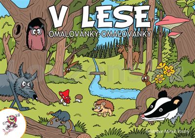 Omalovánky A5 lux V lese