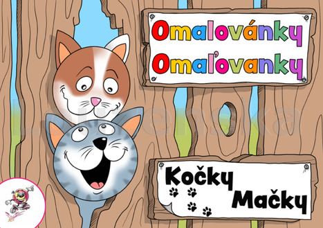 Omalovánky A5 lux Kočky