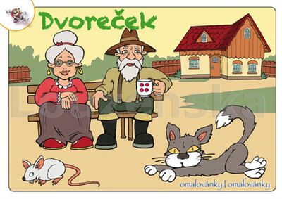 Omalovánky A5 Dvoreček