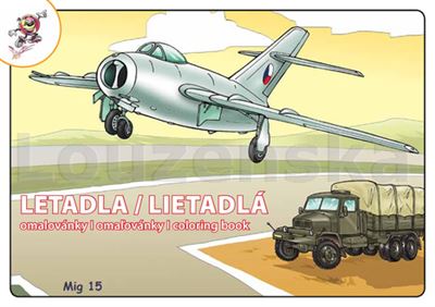Omalovánky A5 Letadla
