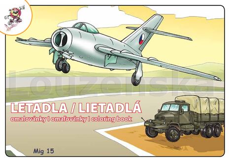 Omalovánky A5 Letadla