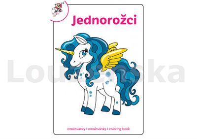 Omalovánky A5 Jednorožci