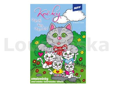 Omalovánky A5 Kočky MFP
