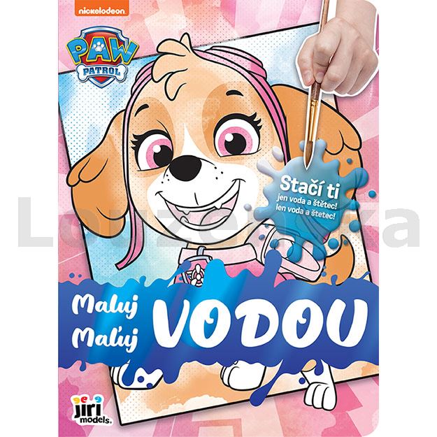 Maluj vodou! A4 Tlapková patrola JM