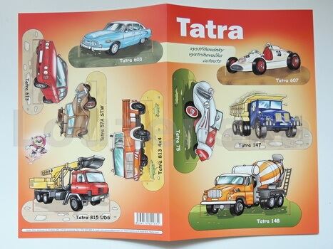 Vystřihovánky 2x A4 Tatra