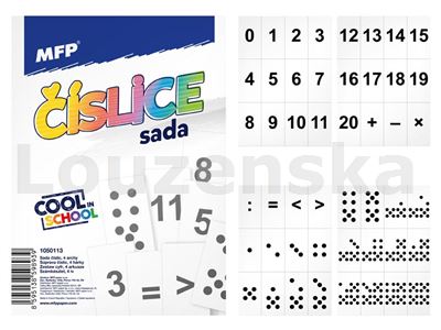 Čísla - papírová sada MFP