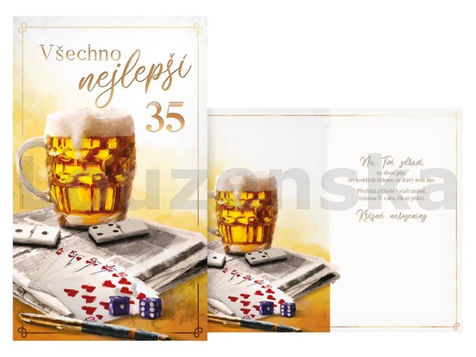 Blahopřání k naroz. 35 let MFP T 11-542