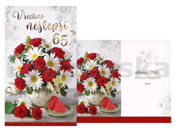 Blahopřání k naroz. 65 let MFP H M11-558