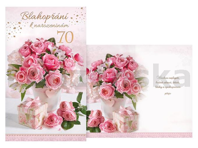 Blahopřání k naroz. 70 let MFP H M11-556