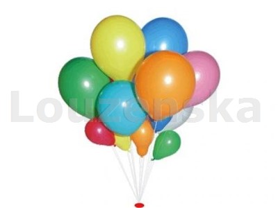 Balónek pastel. Koule P 25cm oranžový GLOBOS