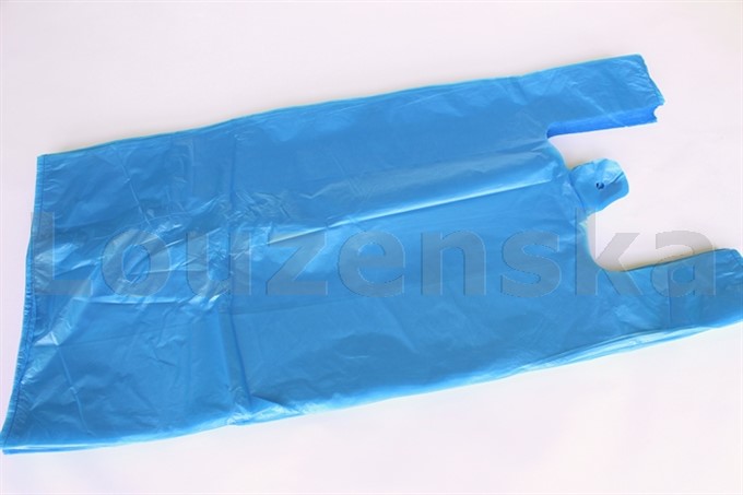 Tašky mikro 10kg modré/200ks silné