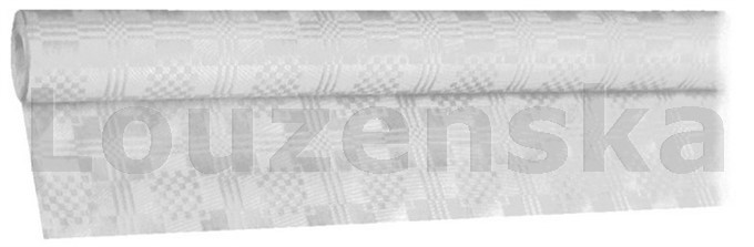 Ubrus papír. 10x1,2m bílý role 