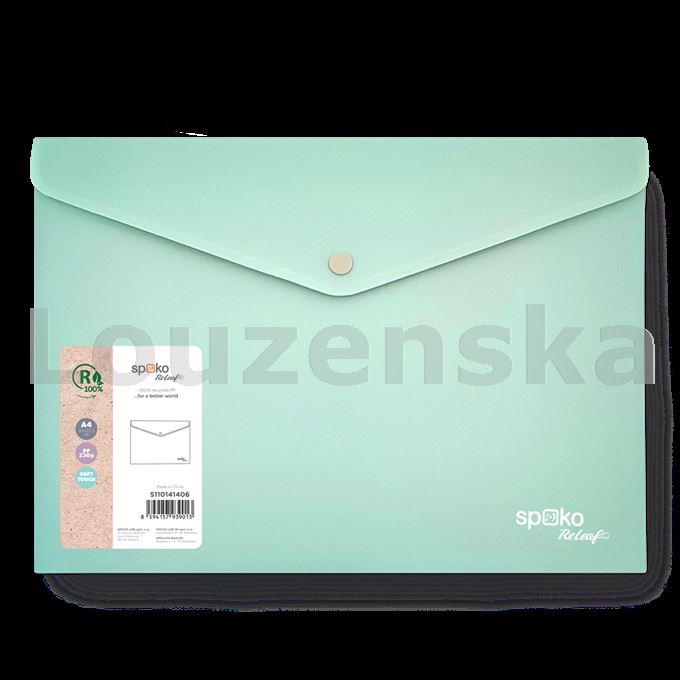 Desky s drukem A4 Releaf zelené SPOKO
