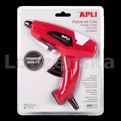 Tavná pistole velká 40W+ 2 tavné tyčinky APLI