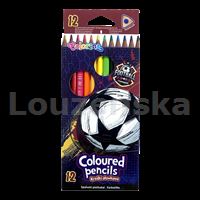 Pastelky tříhr. sada/12ks Football COLORINO