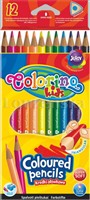 Pastelky tříhranné sada/12barev COLORINO